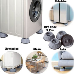 4 Pcs Washing Machine Pads (Box Pack Heavy)