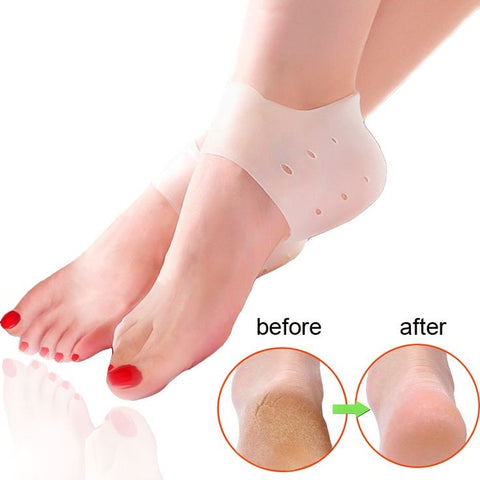 Anti Crack Silicon Half Socks (Pair)