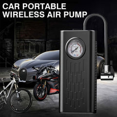 CAR PORTABLE WIRELESS AIR PUMP (RECHARGEABLE)