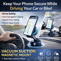 Vacuum Suction Magnetic Bracket