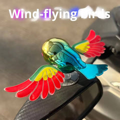 Metallic Flying Bird Statue For Car