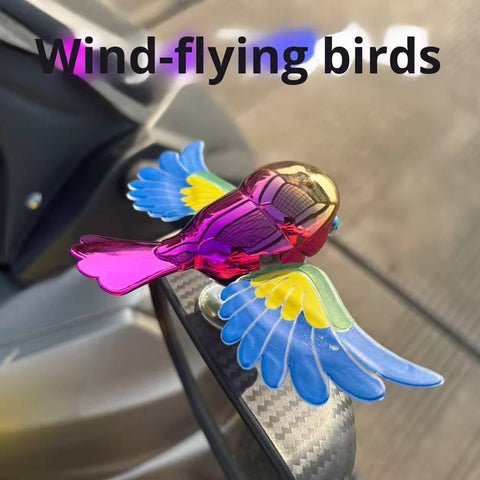 Metallic Flying Bird Statue For Car