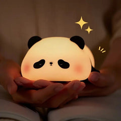 Multifunction Silicon Lazy Panda Night Lamp