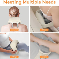 Rechargeable Neck Massager for Cervical Pain | Heat Therapy & Muscle Soreness Relief