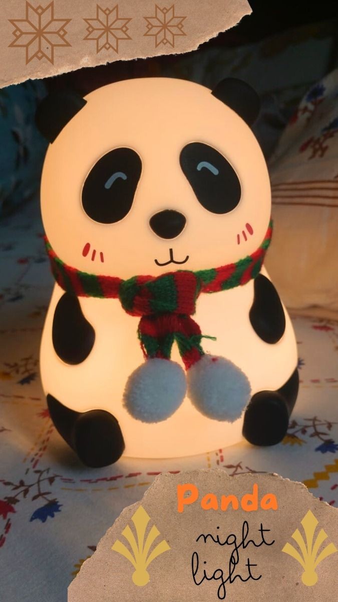 Silicon Panda Lamp (Imported)